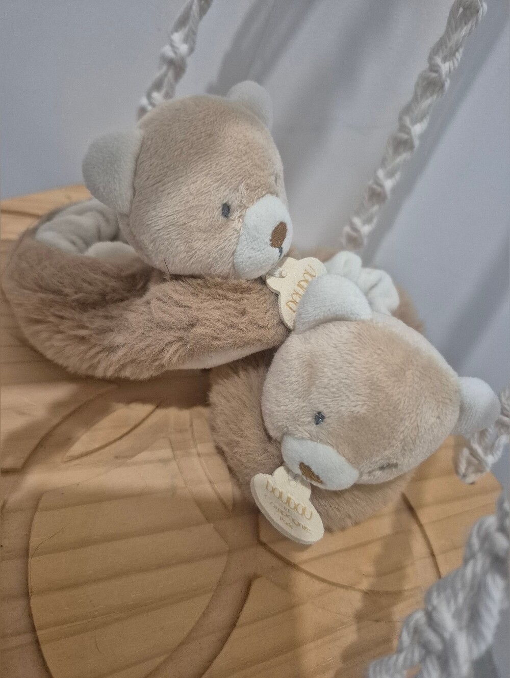 *5/$25* Baby Super Soft Bell Bear Slippers 0-6 Months